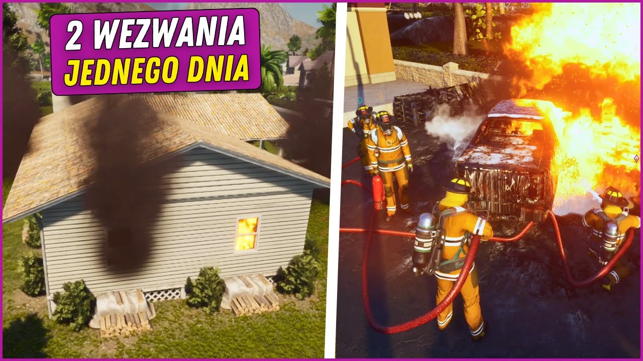 🚒 Czy tam zapalił się traktor? 😮 Alarmowo! Firefighting Simulator - The Squad #2