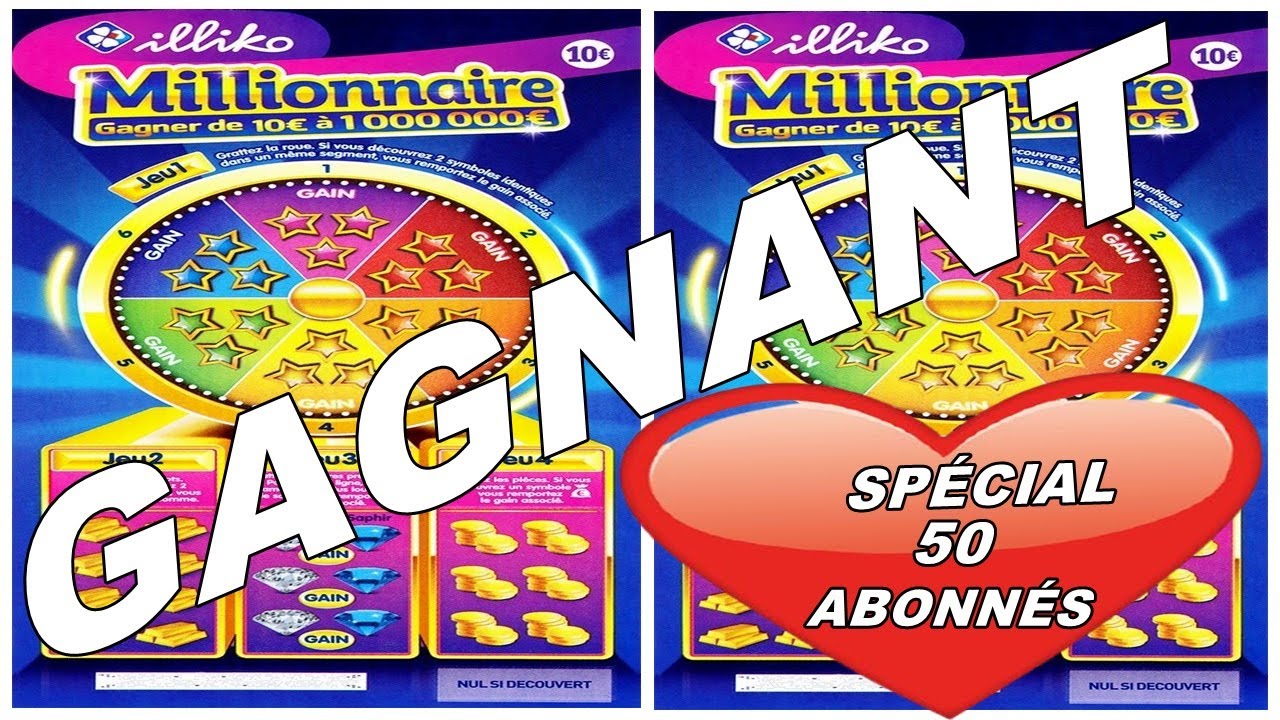 GRATTAGE FDJ🌻 SPÉCIAL 50 ABONNÉS❤️  MILLIONNAIRE GAGNANT💰🎁💵👏