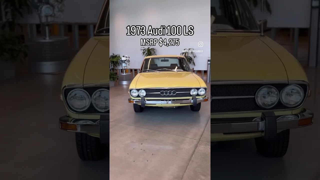 A timeless piece of art 1973 Audi 100 LS &bull;📍Audi Learning Center #audi #audils #audils100 #audi100