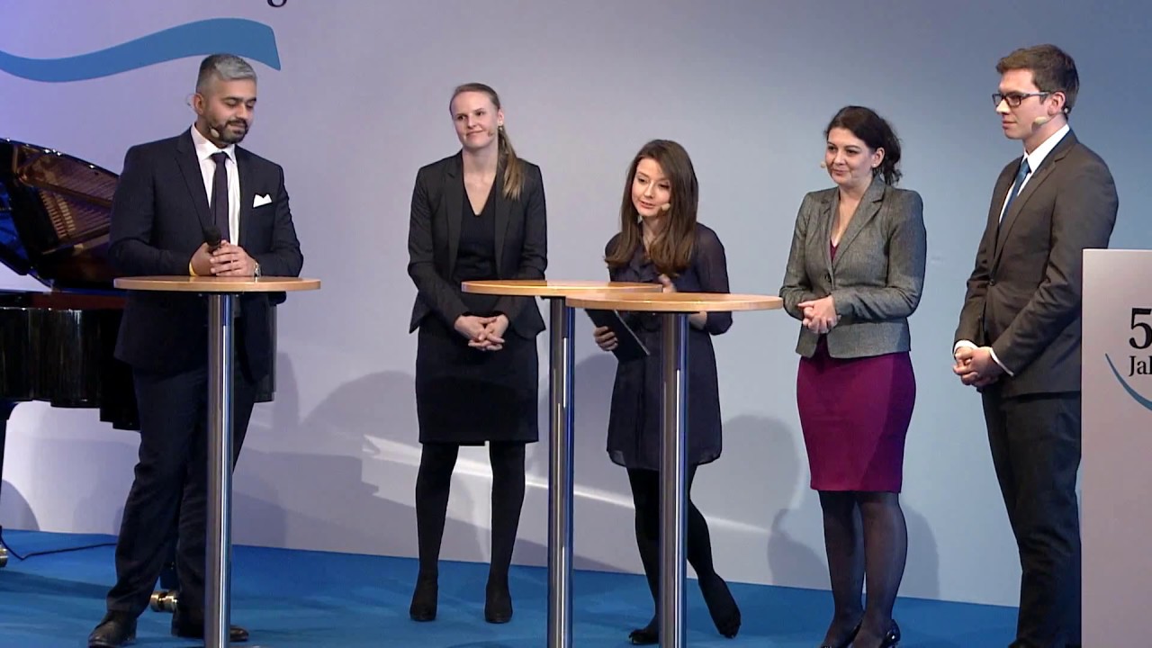 Diskussion mit deutschen und ausländischen Stipendiaten