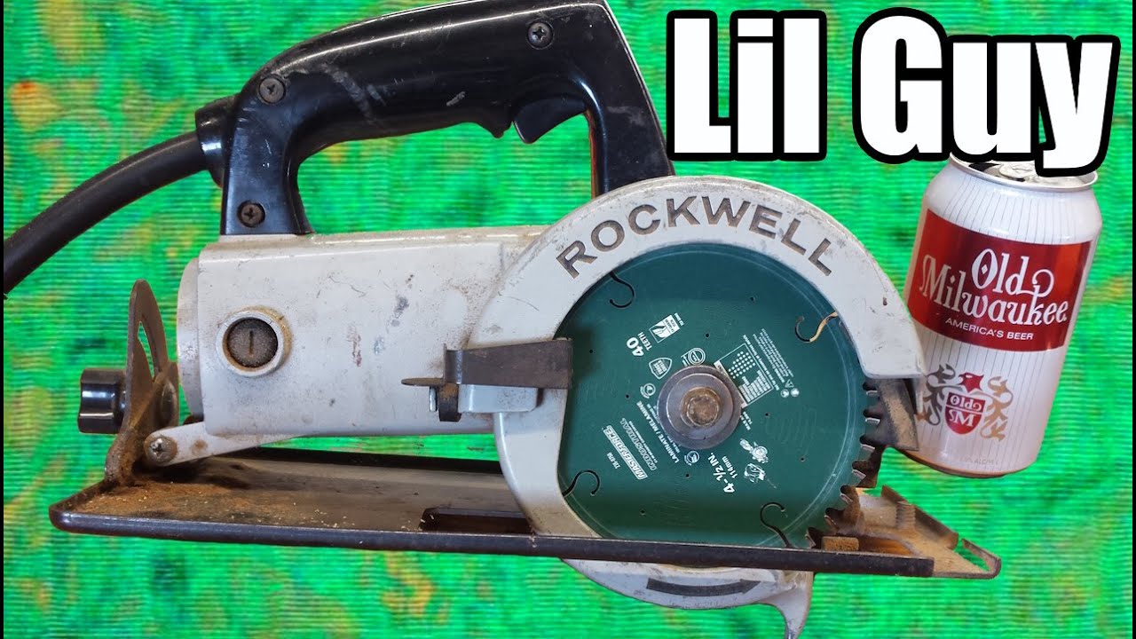 1970's Rockwell 314 Trim Saw (tiny worm drive saw)