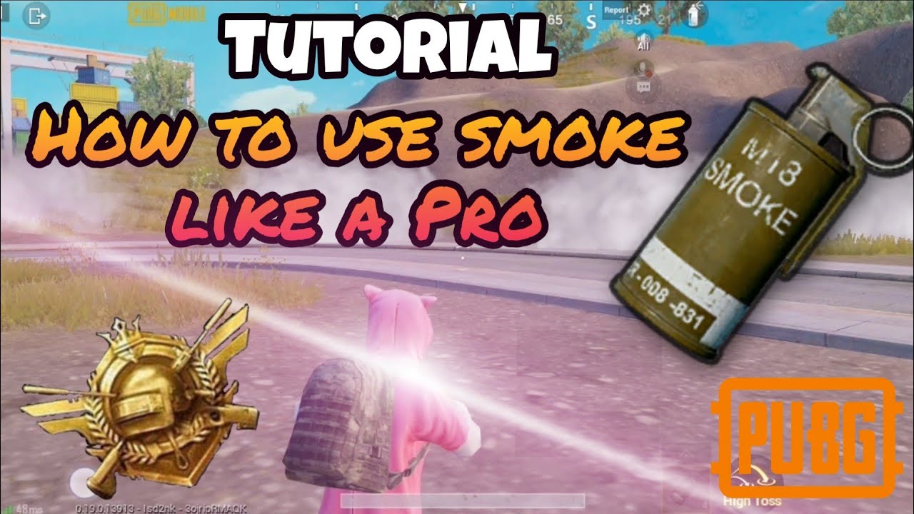 How to use Smoke BOMB LIKE A PRO?! TOP Tips & Tricks by M33M Tutorial | 5 Fingers Claw ｜PUBGM｜和平精英