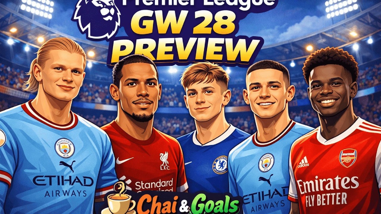 GW28 Preview: Arsenal vs Chelsea Fire, Spurs in Trouble, City Slip Incoming?