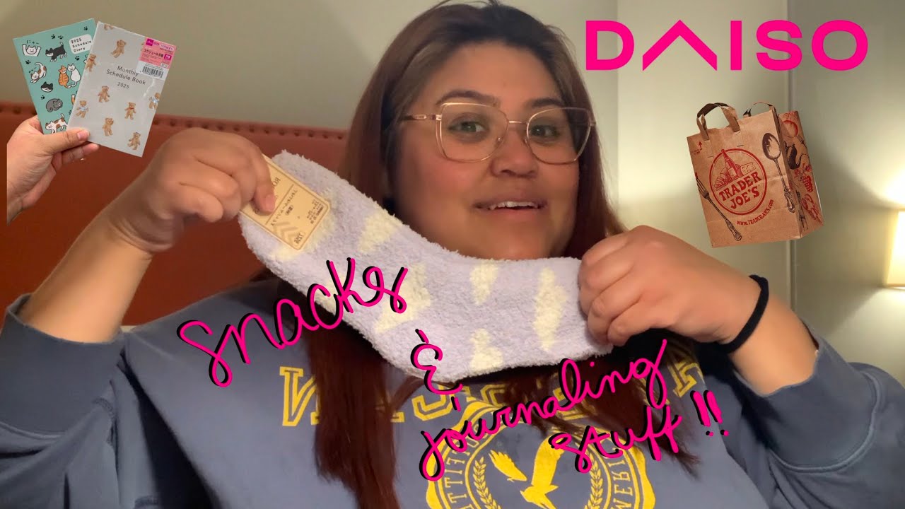 Daiso Junk Journal Haul  + Trader Joe’s Finds 🛍️ | Quick Trip to Seattle Area 🚌 *FEBRUARY 2025*