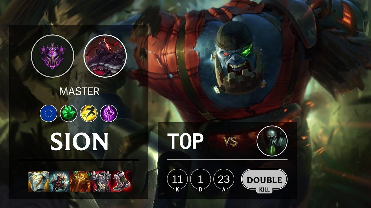 Sion Top vs Urgot - EUW Master Patch 11.1