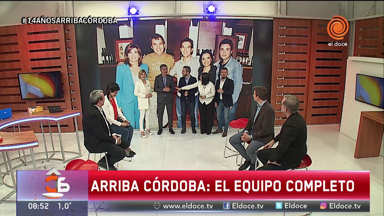 14 a&ntilde;os despu&eacute;s se junt&oacute; todo el equipo de Arriba C&oacute;rdoba