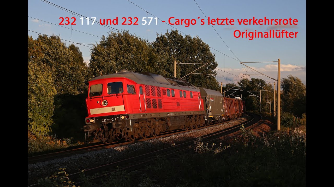 232 117 mit Holz und 232 571 mit Mischfracht: 2x originale Lüfter heulen gen Süden + Müllzugbonus