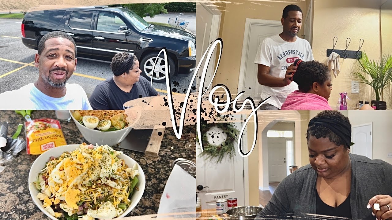 MY HUSBAND DOES MY HAIR | FIRST TIME FOR EVERYTHING | HE’S THE BEST | IN THE KITCHEN