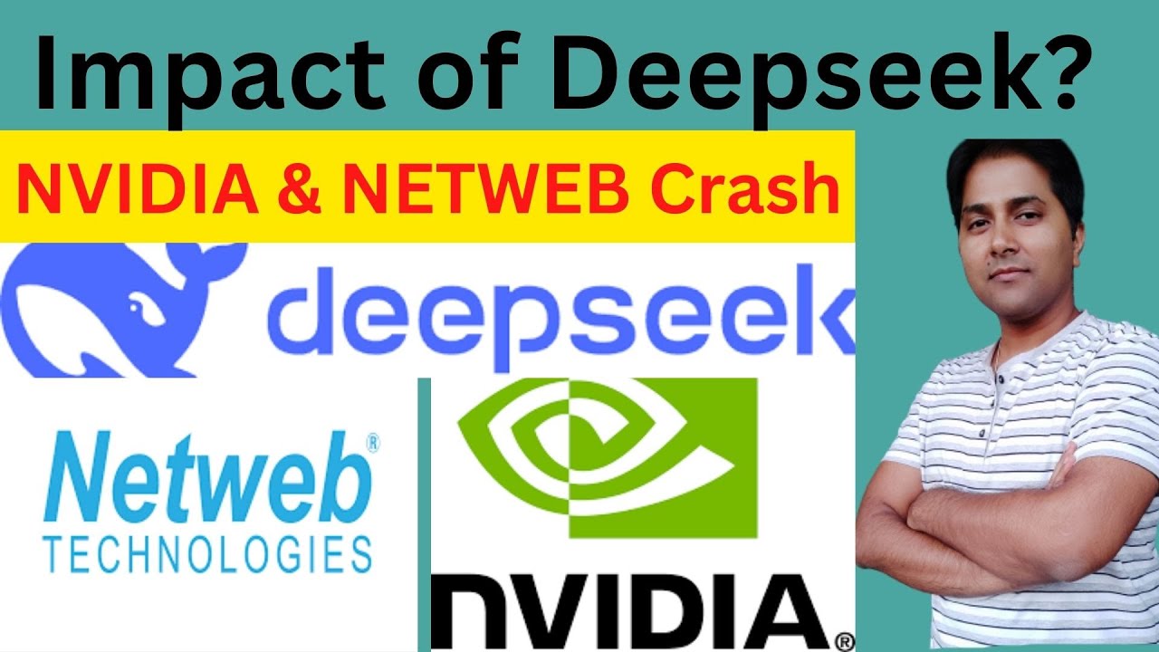 Netweb technologies share crash | Impact of Deepseek?  | Nvidia stock crash