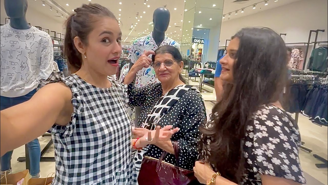 Shopping With Sasu Maa🛍️ #yuvikachaudhary
