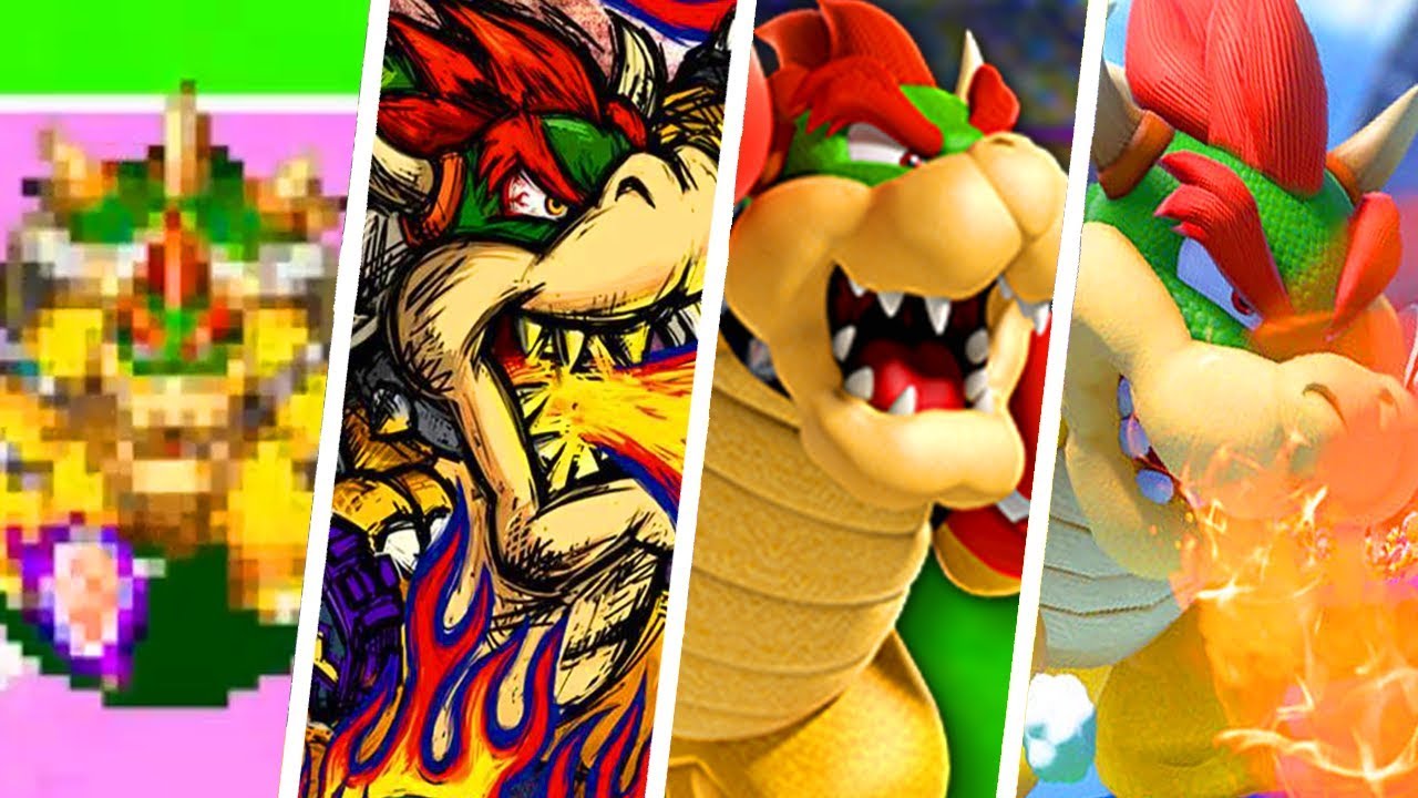 Evolution of Bowser in Super Mario Sports Games (1999 - 2018)