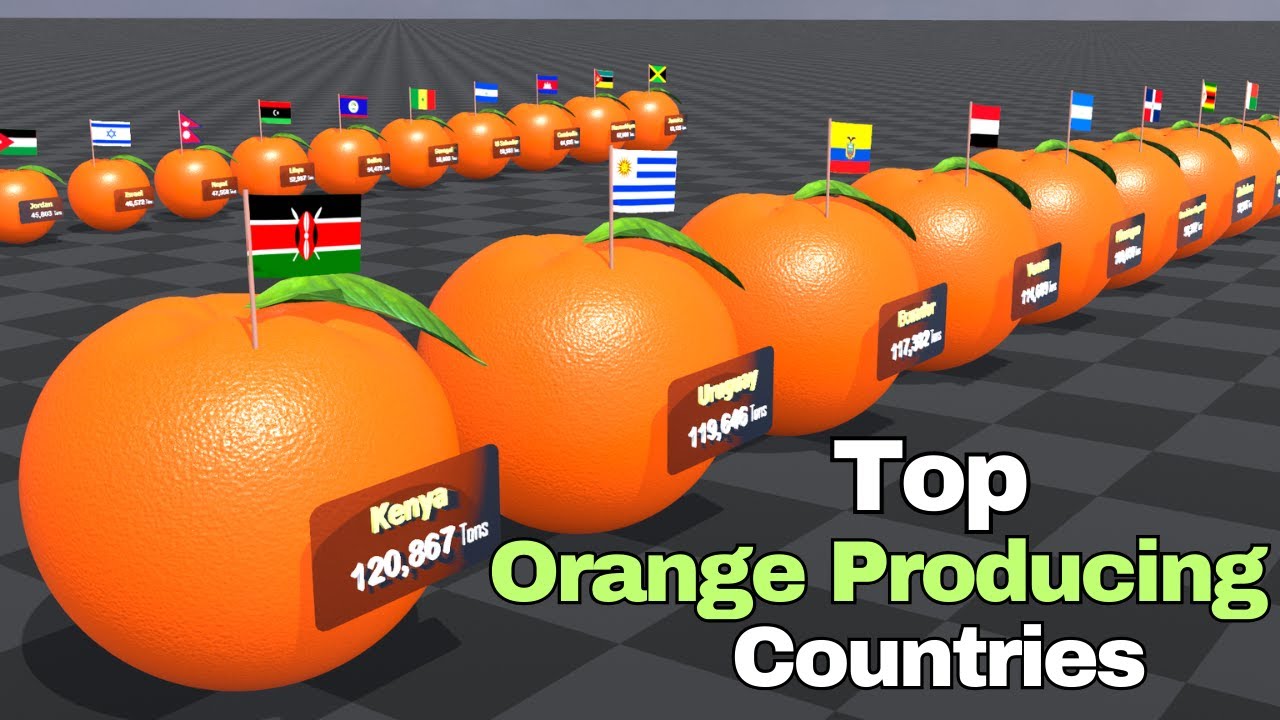 Top Orange Producing Countries in the World