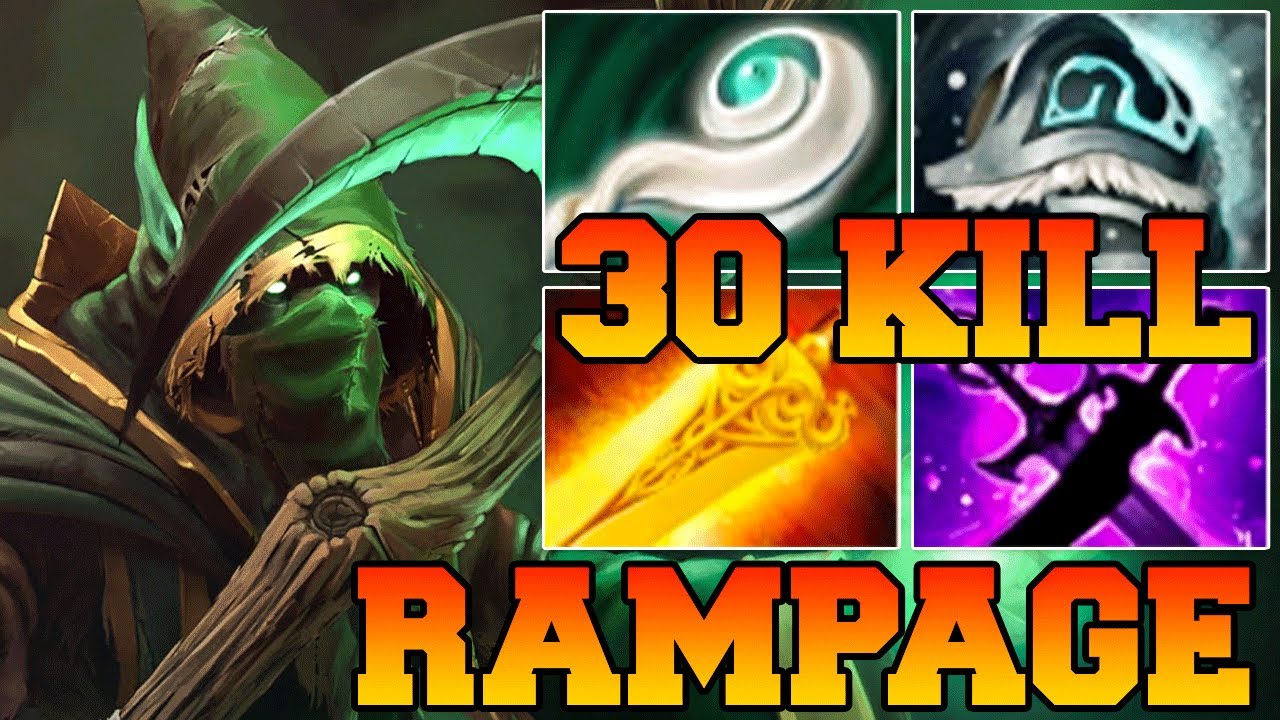 Rampage + 30 Kills Necrophos !! Necrophos Dota 2 Mid Guide Gameplay Carry Build Rampage 7.39 7.40