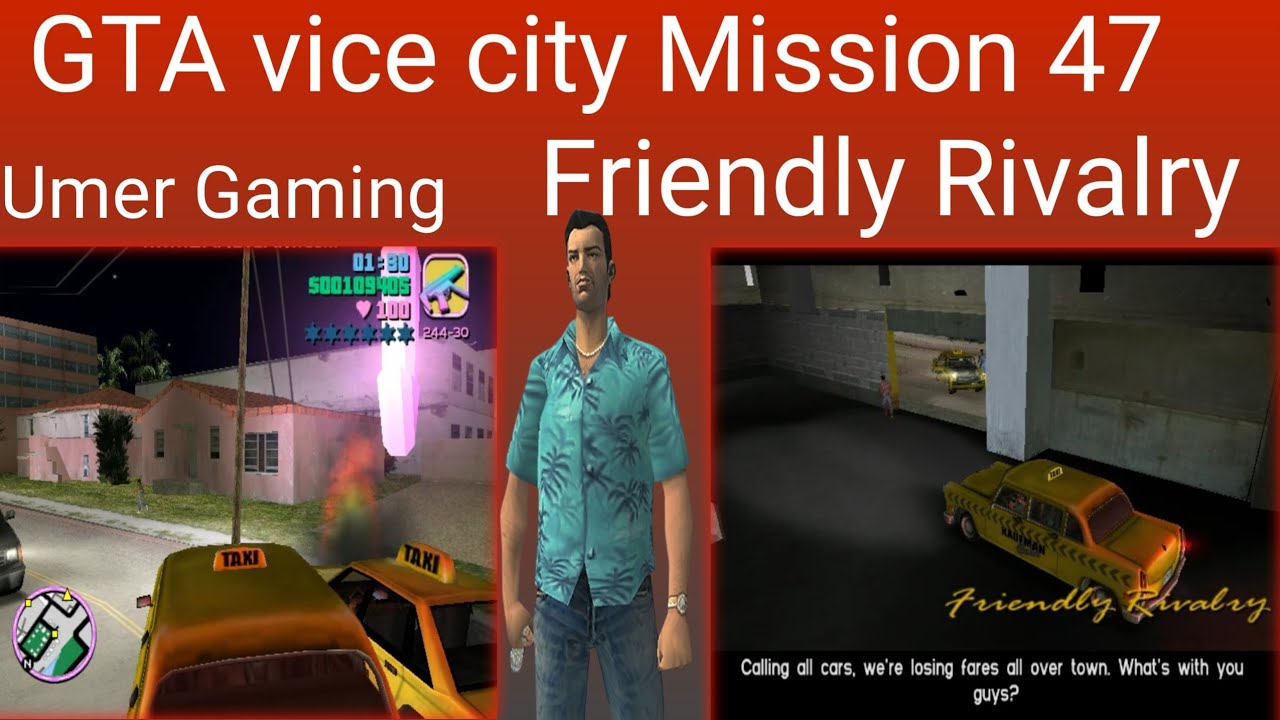 Mission 47: Friendly Rivalry Race 😈🔥 | GTA Vice City | Umer Gaming