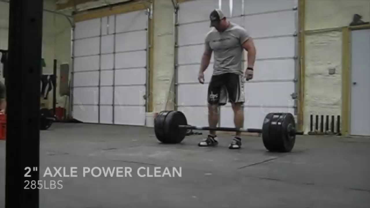 2" Axle Power Clean 285lbs