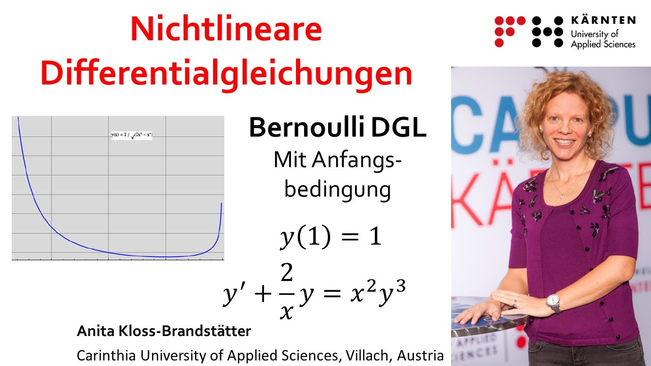 Bernoulli-DGL einfach verstehen | Nichtlineare DGL Schritt für Schritt