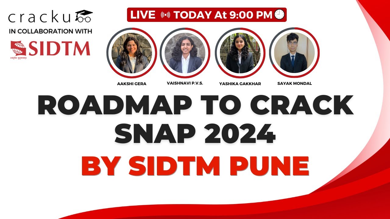 Roadmap To Crack SNAP 2026 🔥 By SIDTM Pune | SNAP 2026 Preparation Strategy and Tips