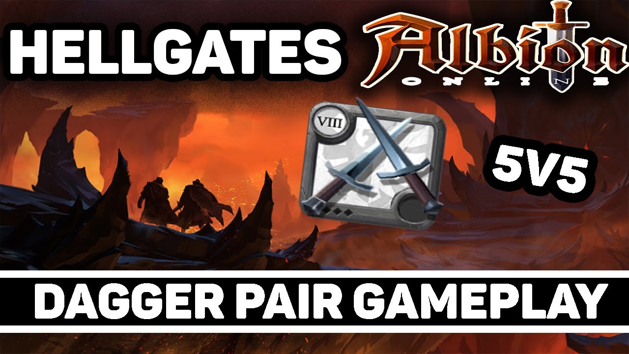 Dagger Pair Damage Gameplay - Hellgates 5v5 - Albion Online