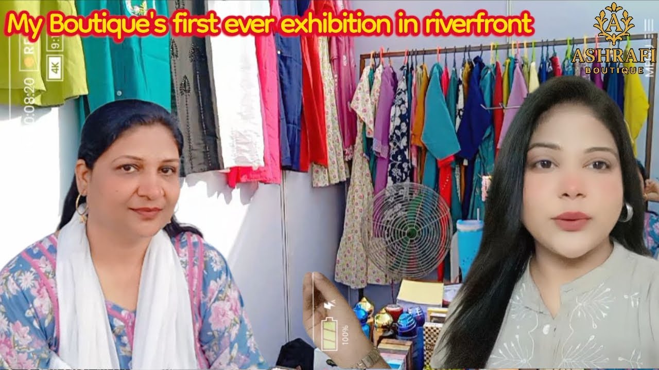 My boutique 1st Exhibition Experience at Riverfront|Struggles,Hustles & Hardwork💪💫|bohat garmi thi😩