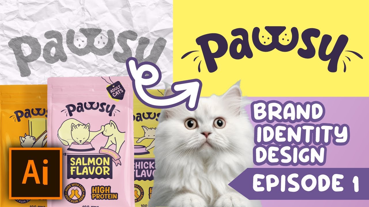 I Designed a Brand Identity from Scratch | EPISODE 1- Logo Design
