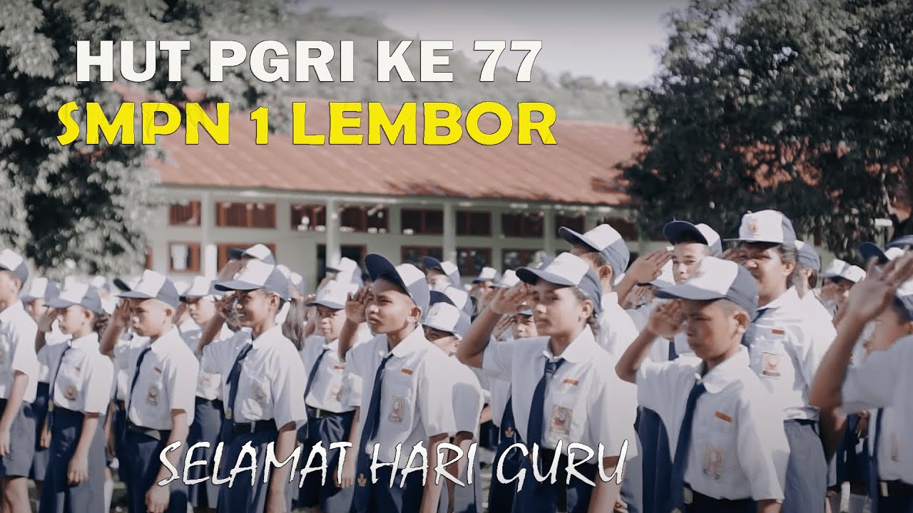 HUT PGRI SMP NEGERI 1 LEMBOR
