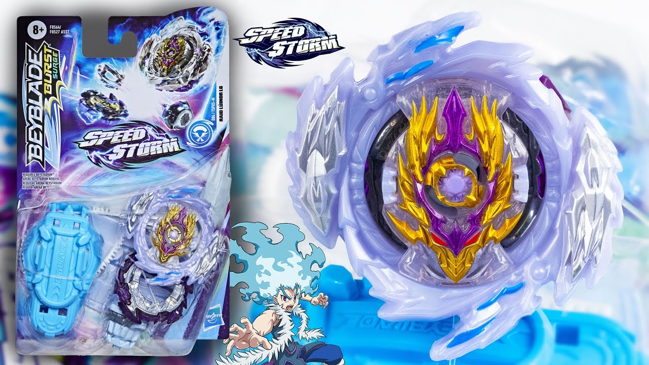 STRONGEST LEFT?! NEW Raid Luinor L6 3A-D Destroyer-SPM Beyblade Burst Surge Review Battles QR Code