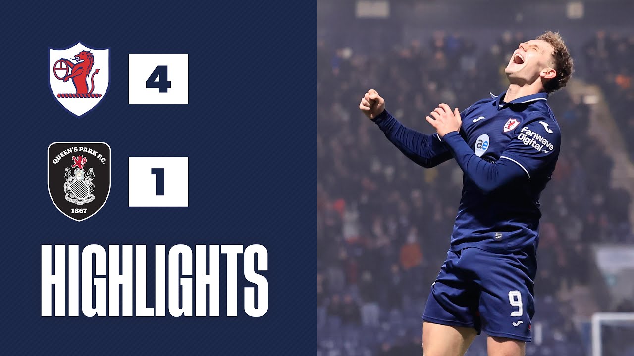 HIGHLIGHTS | Raith Rovers 4-1 Queen's Park | 24/01/25