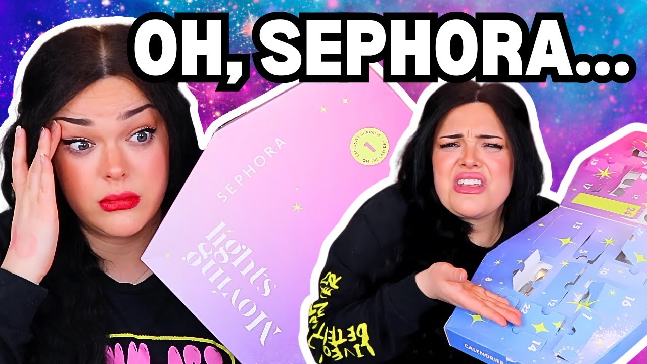 STANDARD GARBAGE or SURPRISES!? | $132 Value Sephora Collection Advent Unboxing