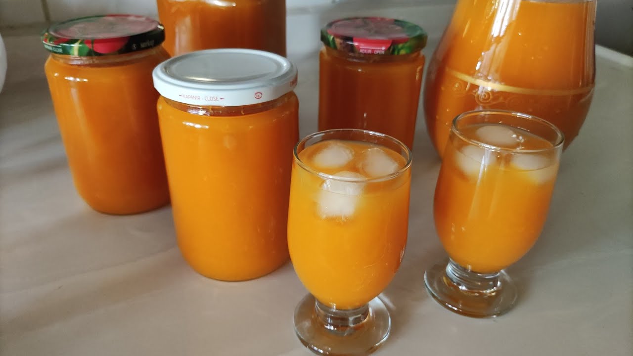 Evyapımı Kayısı Suyu Tarifi✅Konserve Kayısı Suyu Yapımı✅Evde Meyve Suyu Tarifi ✅