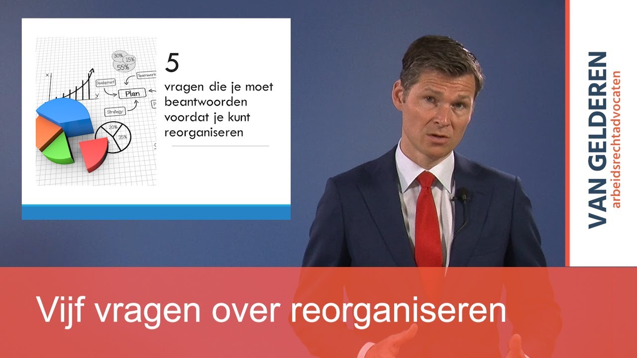 Vijf vragen over reorganiseren