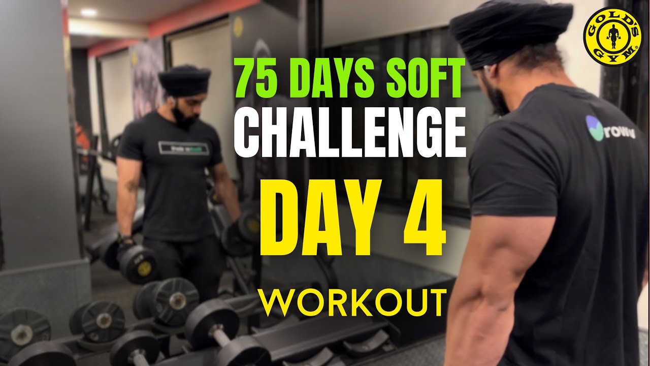 75 Days Soft Challenge-Day 4 | Workout | 75Hard Challenge ka Easy version- 75Soft Challenge #75hard