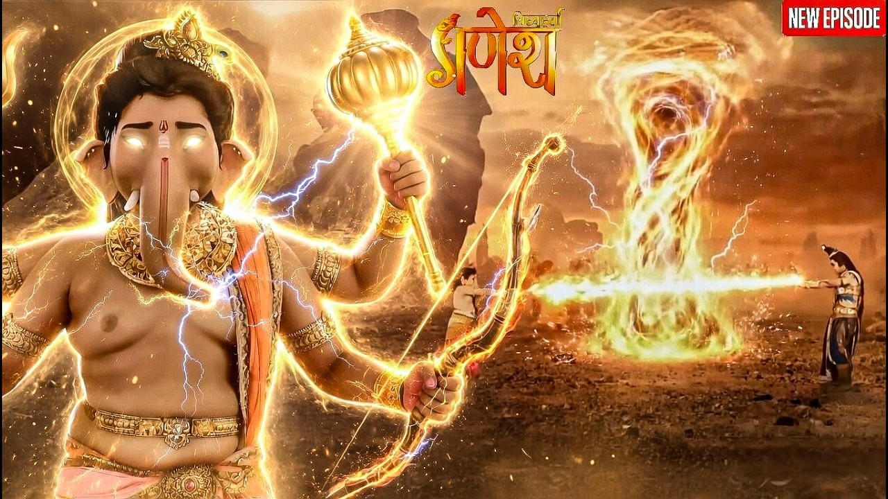 गणेश जी का विशाल ओर शक्ति देख राक्षस भागे || VIGHNAHARTA GANESH  || Latest Episode ||