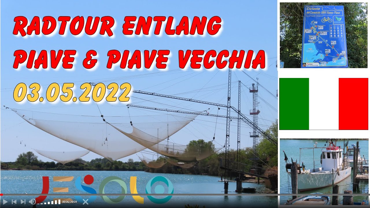 Jesolo - Radtour entlang des Piave