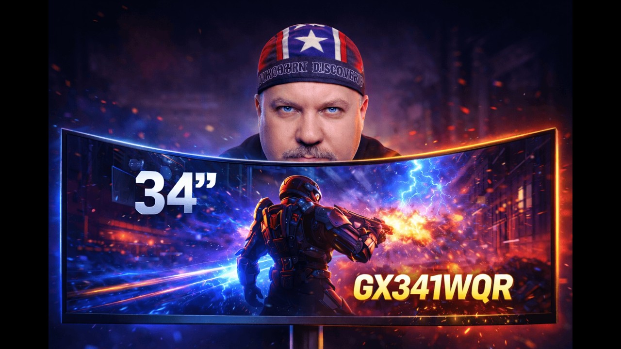 Игровой Монитор 34 дюма GX341WQR 3440x1440 165Hz 10Bit Обзор и Тест