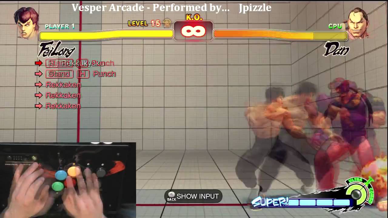 Super Street Fighter 4 Trials - Feilong