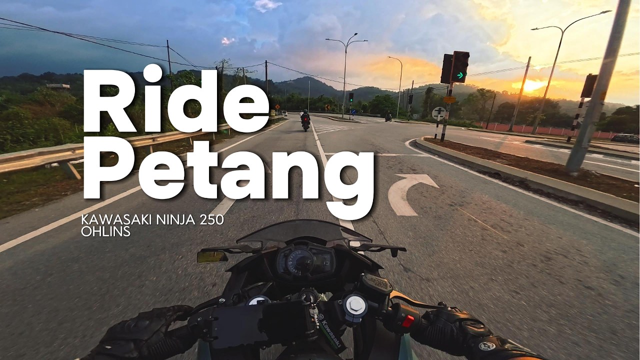 Healing Petang Di Hujung Minggu | POV | NINJA 250 OHLINS | KAWASAKI | INSTA360 ACE PRO 2