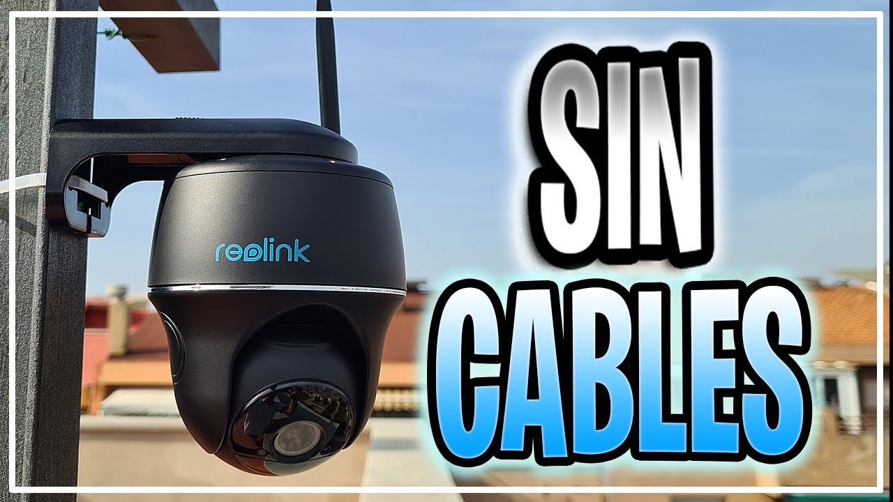 🔴 360 Horizontal y 140 Vertical - Cámara Reolink Argus PT 2K SIN CABLES!