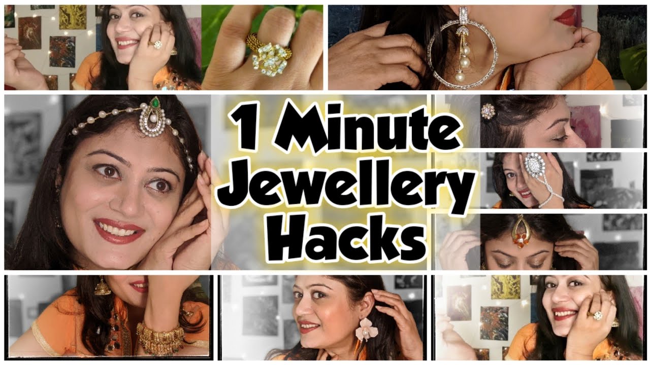 BEST JEWELLERY HACKS  || पुरानी टूटी चीजों से बनायें बेहतरीन Party Jewellery