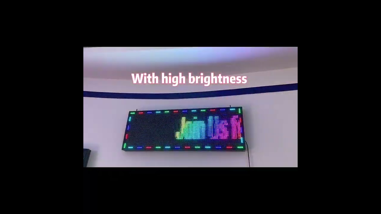 Outdoor LED Scrolling Sign RGB Full Color with WiFi Programmable - P10 39