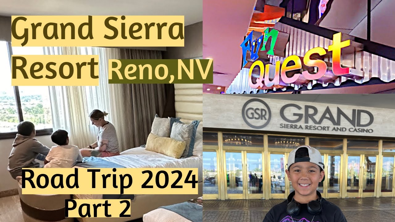 Grand Sierra Resort and Casino Reno,NV FUN ZONE and Hotel Overview. Road Trip Stop to Vegas.