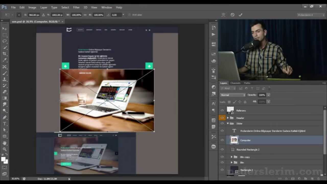 #6 Photoshop Web Tasarımı Ohaa Süpermiş Bu!