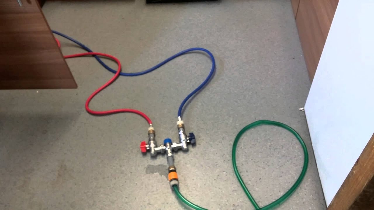 Filling new tank from Thermo mixing valve