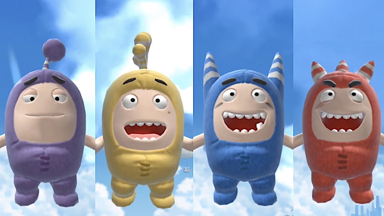 Oddbods Turbo Run - Fuse, Pogo, Bubbles and Jeff - Running Game