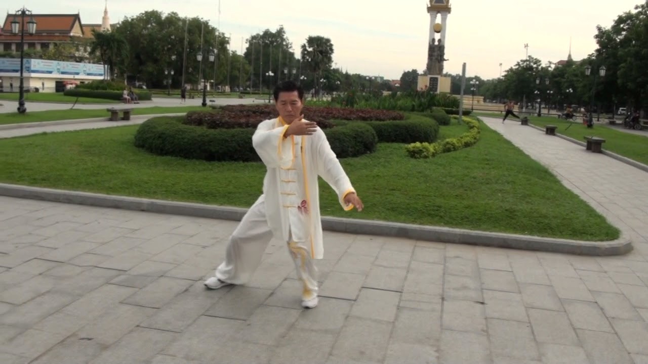 Cambodia Master kim Taiji Form 32 Yang Style