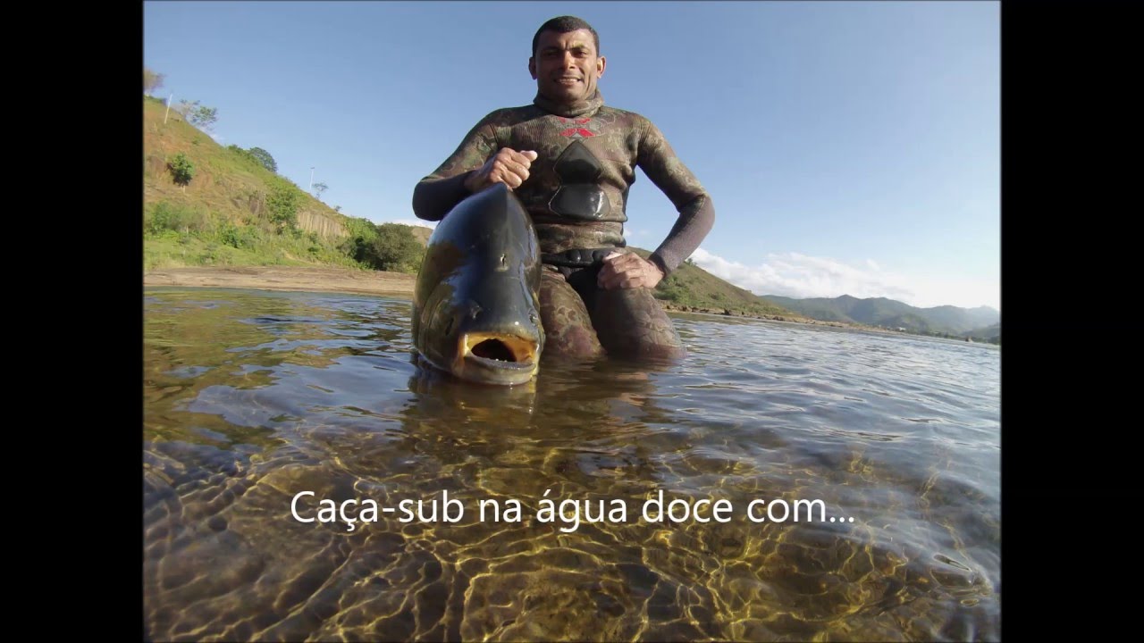Ca&ccedil;a sub na &aacute;gua doce com Irm&atilde;os Sapo