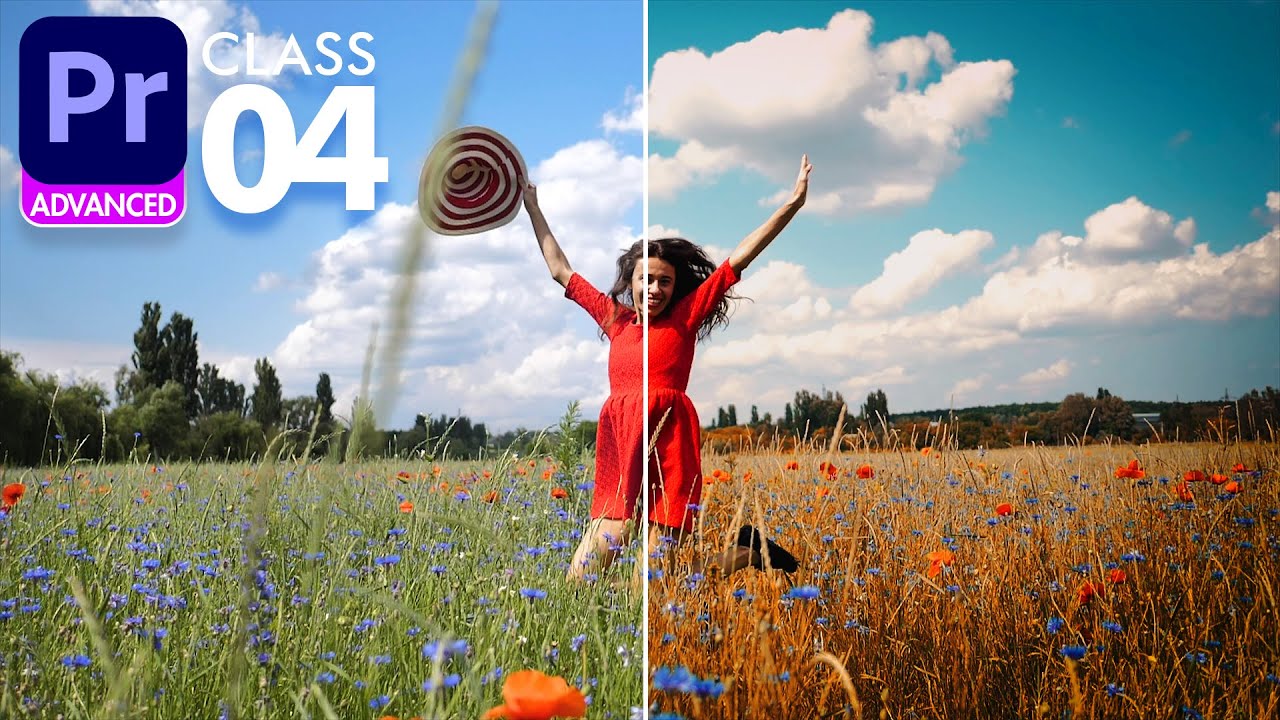 Selective Color Grading in Adobe Premiere Pro -  Advanced Class 04 - اردو / हिंदी