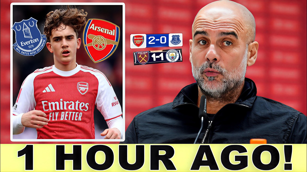 PEP SHOCK STATEMENT ON MAX DOWMAN AFTER ARSENAL 2-0 EVERTON | CITY IN PANIC NOW |ARSENAL 9 PTS CLEAR