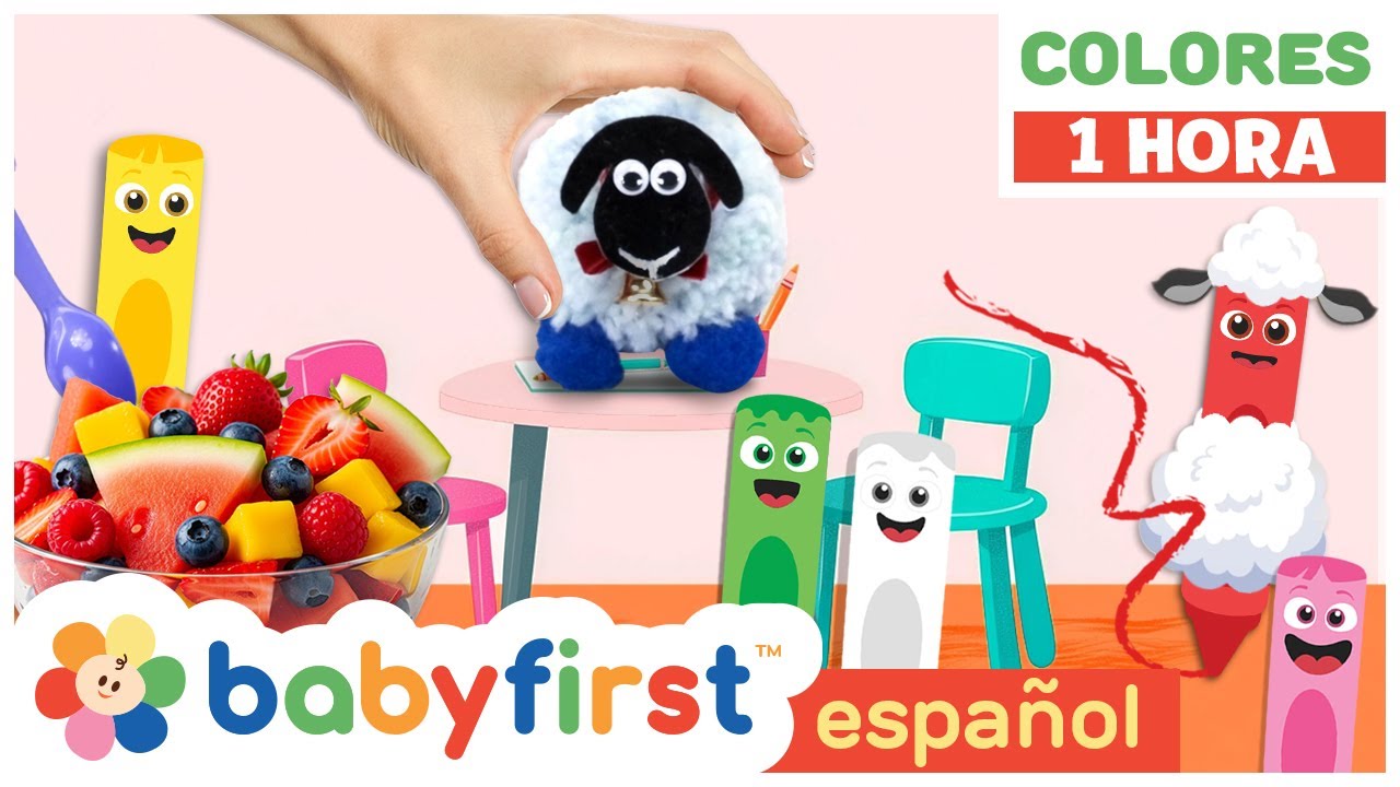 ¡Aprende Colores en Español | Pandilla de Colores | Juegos Creativos para Niños | BabyFirst