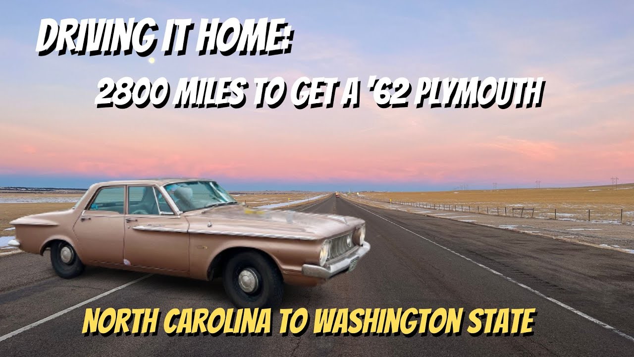 Driving it Home! 2800 Miles to Seattle for a 1962 Belvedere. Cross Country Roadtrip!