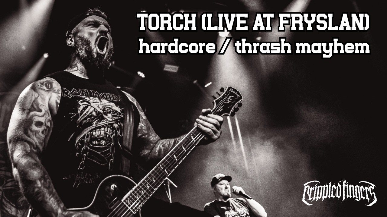 CRIPPLED FINGERS - Torch (Live at FAJTFEST FRYSLÂN) | Professional Mixdown, Multicam, 4K